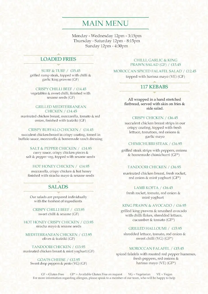 Menu_117 Bistro Bar_Barrowford_image_3