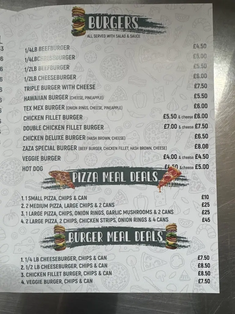 Menu_Zaza Pizza_Newent_image_3