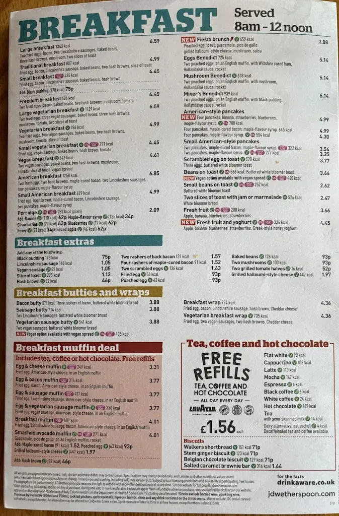 Menu_The Nine Arches_Newton-le-Willows_image_3