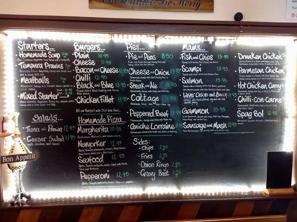 Menu_The George & Dragon_Barrowford_image_1