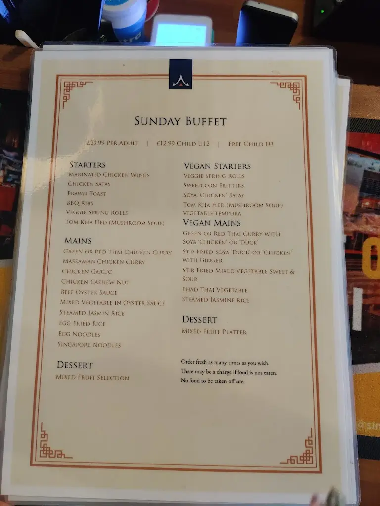 Menu_Pin Petch Thai Restaurant_Newport Pagnell_image_1