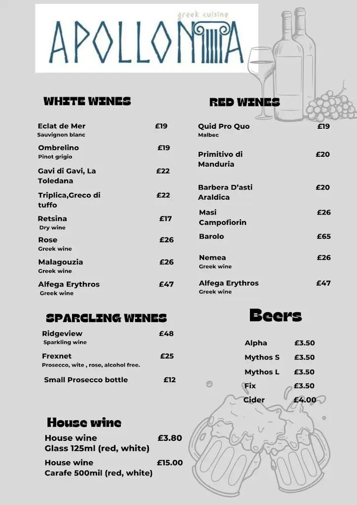Menu_Apollonia Greek Cuisine_Newport Pagnell_immagine_1