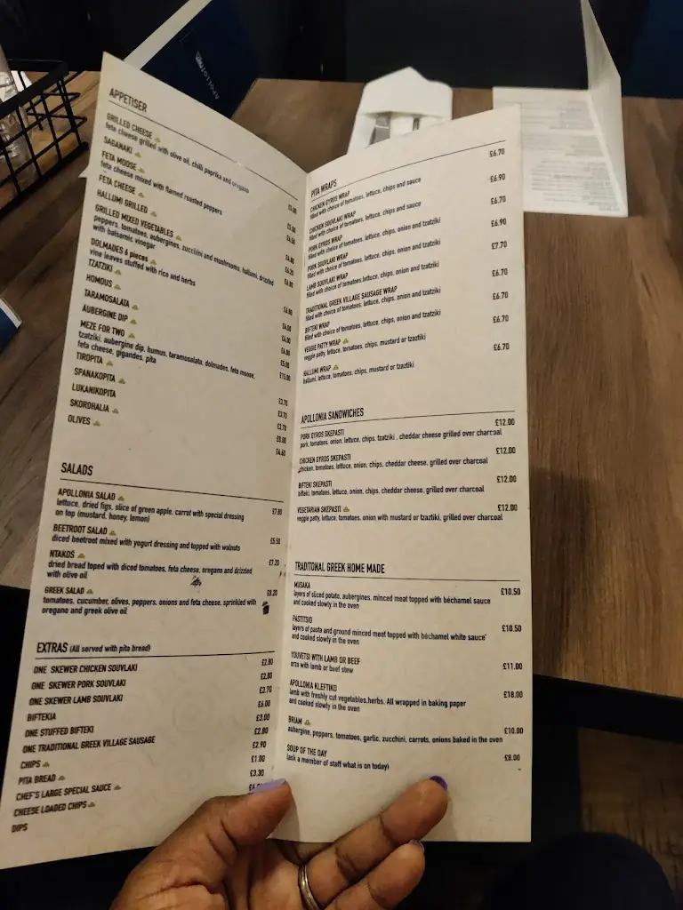 Menu_Apollonia Greek Cuisine_Newport Pagnell_immagine_3