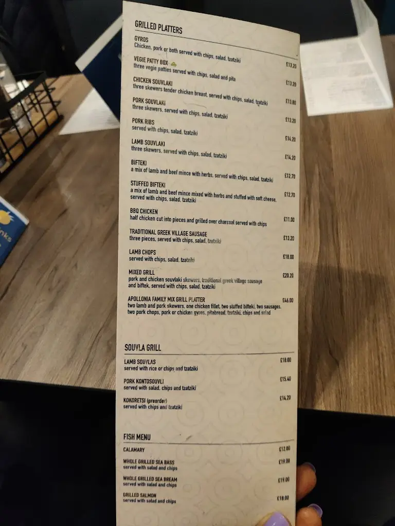 Menu_Apollonia Greek Cuisine_Newport Pagnell_immagine_4