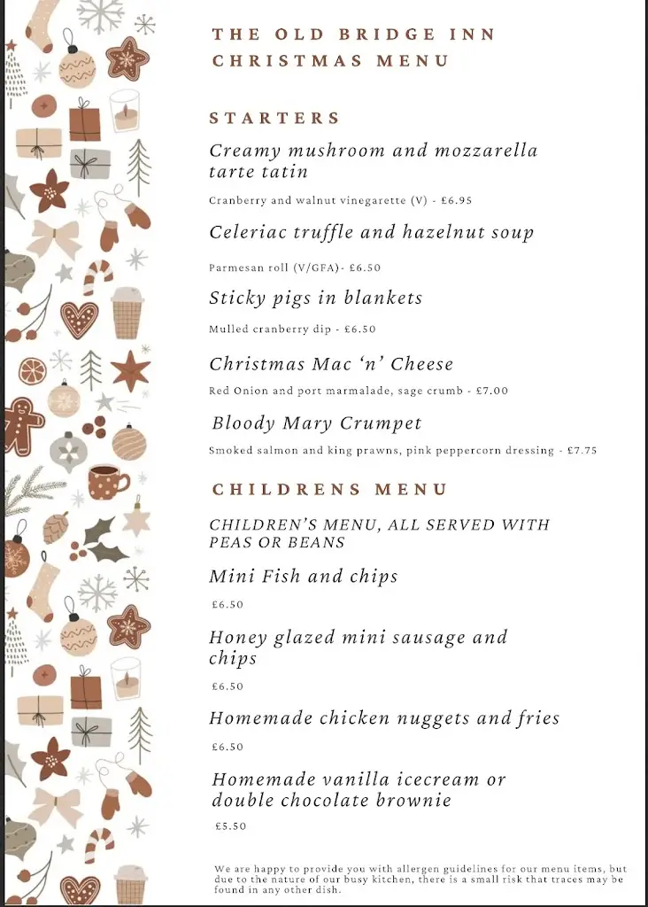 Menu_The Old Bridge Inn_Barrowford_immagine_2