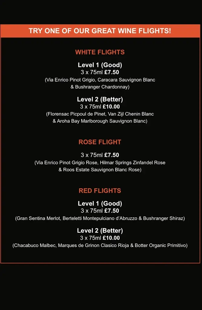 Menu_The Vault Bar Morley_Morley_imagen_2