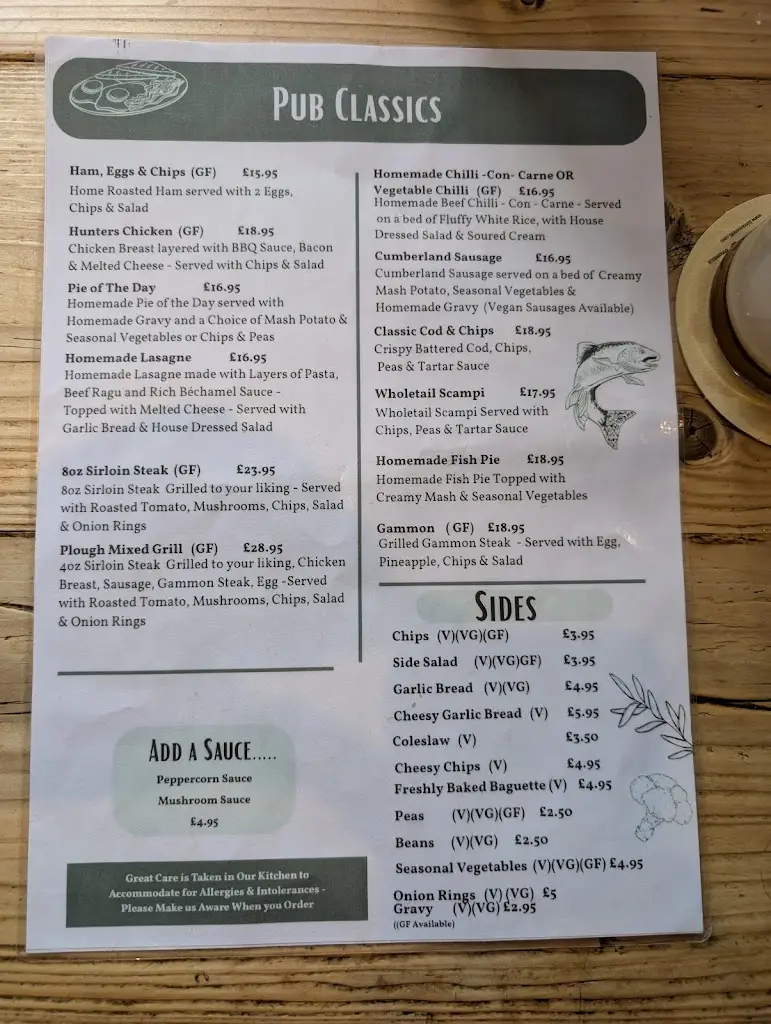 Menu_The Plough Inn_New Romney_image_1