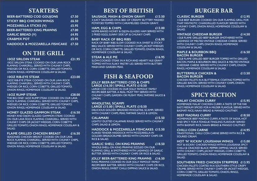 Menu_The Jolly Fisherman_New Romney_image_1
