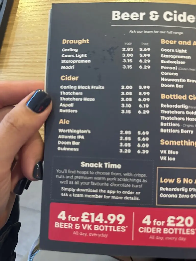 Menu_Romney Tavern_New Romney_image_2