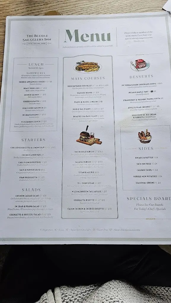 Menu_The Buddle Inn_Niton_immagine_3