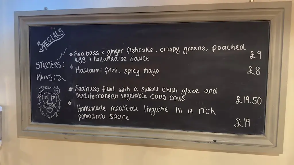 Menu_The White Lion_Niton_image_3