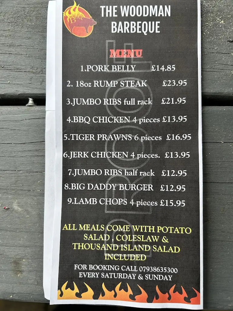 Menu_The Woodman at North Leigh_North Leigh_image_1