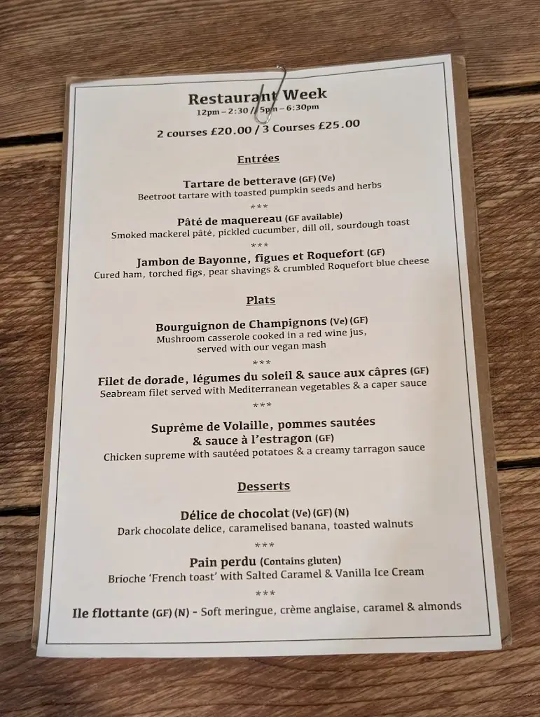 Menu_The French Quarter_Newcastle upon Tyne_imagen_3