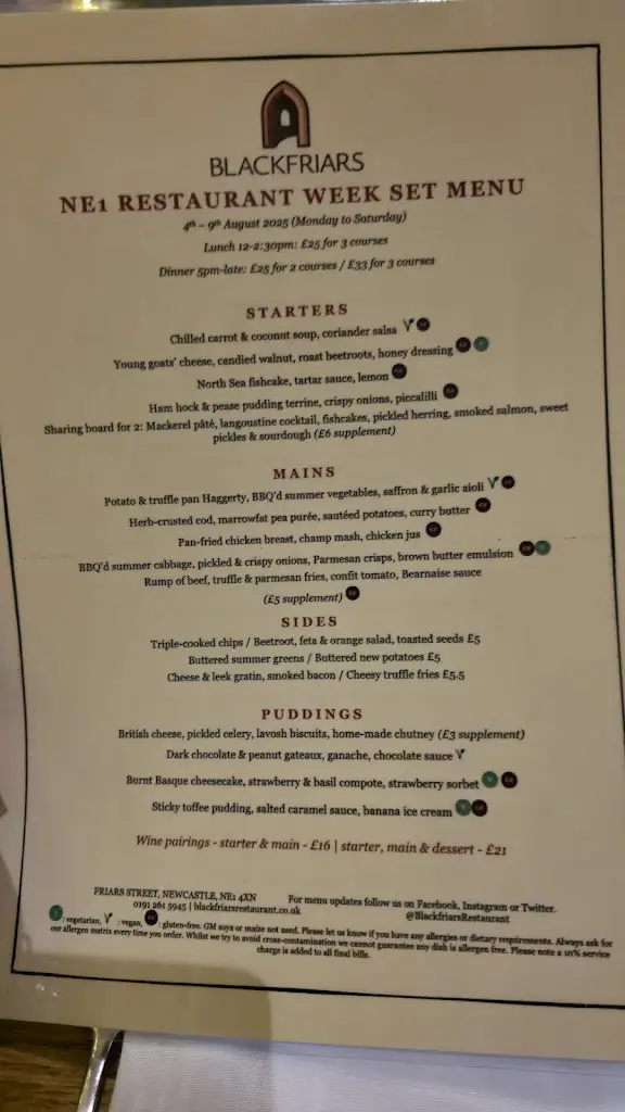 Crozza_Blackfriars Restaurant_Newcastle upon Tyne_review