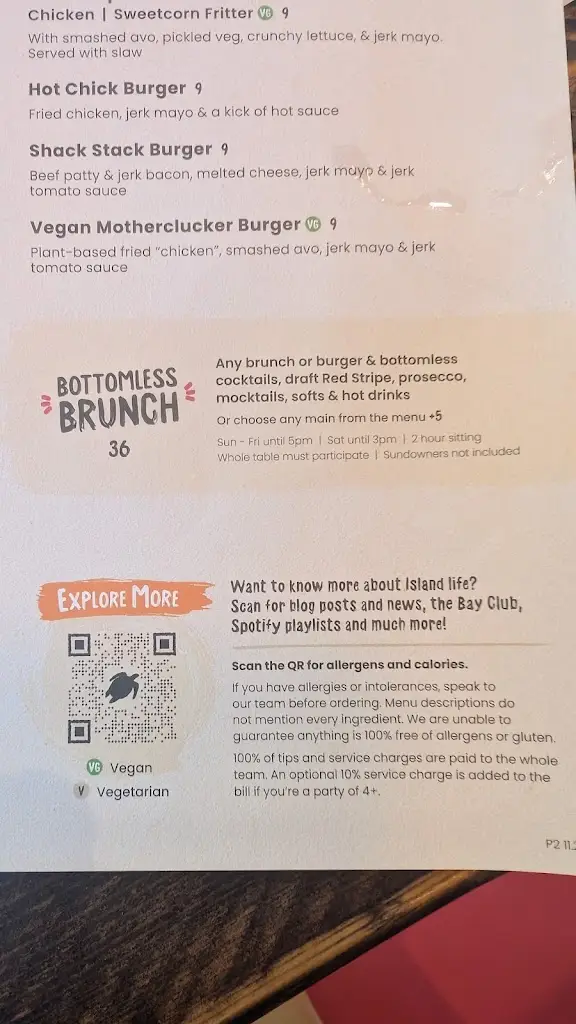 Menu_Turtle Bay Newcastle_Newcastle upon Tyne_image_1