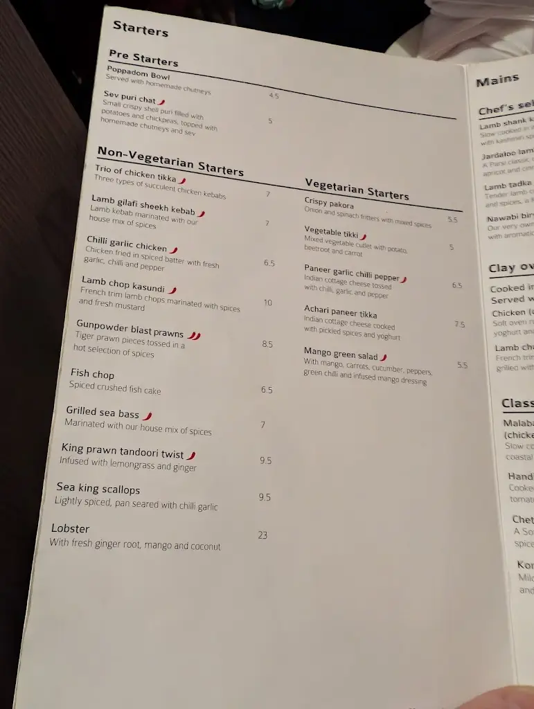 Menu_Simla Restaurant_Newcastle upon Tyne_image_3