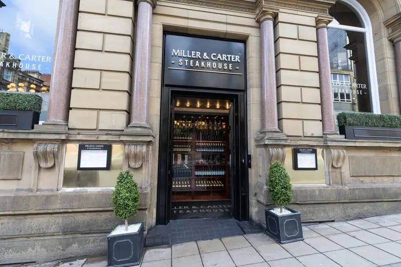 Miller & Carter Newcastle restaurant in Newcastle upon Tyne