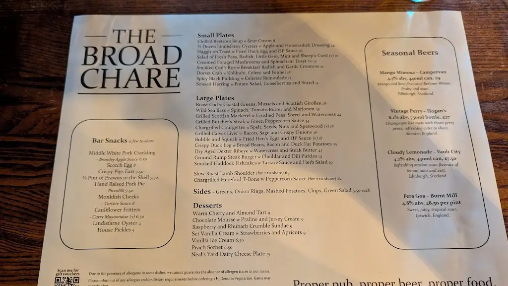 Menu_The Broad Chare_Newcastle upon Tyne_image_2
