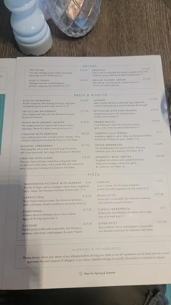 Menu_Gino D'Acampo Restaurant Quayside Newcastle_Newcastle upon Tyne_image_3