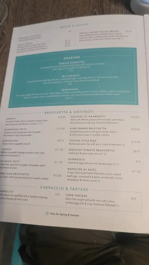 Menu_Gino D'Acampo Restaurant Quayside Newcastle_Newcastle upon Tyne_image_4