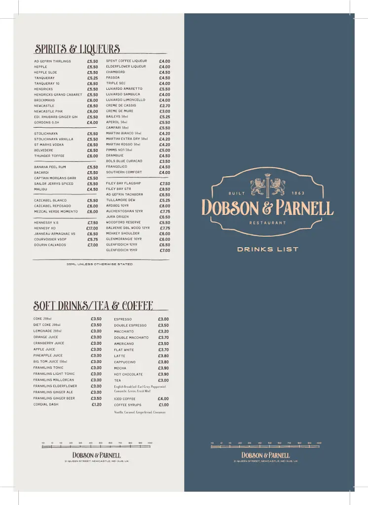 Menu_Dobson and Parnell_Newcastle upon Tyne_image_1
