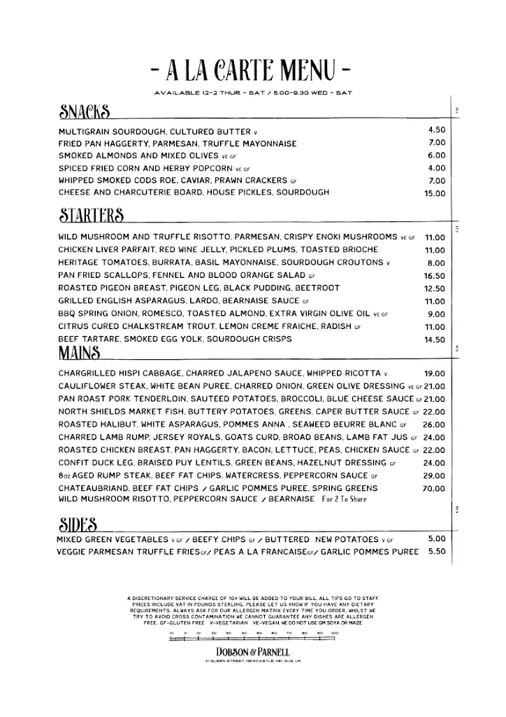 Menu_Dobson and Parnell_Newcastle upon Tyne_image_3