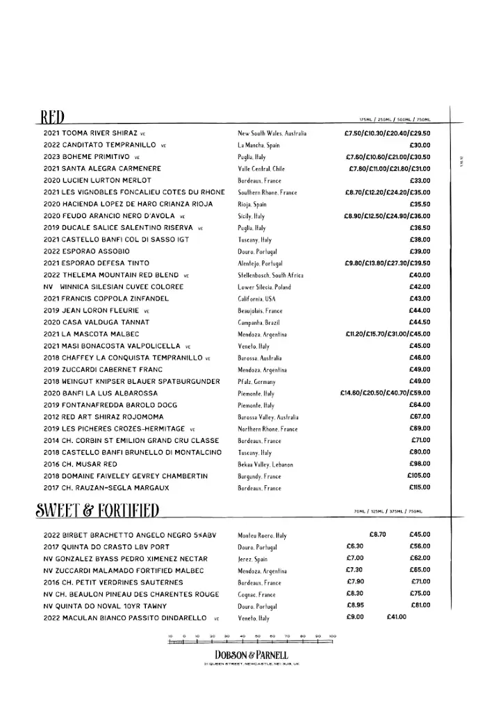 Menu_Dobson and Parnell_Newcastle upon Tyne_image_4