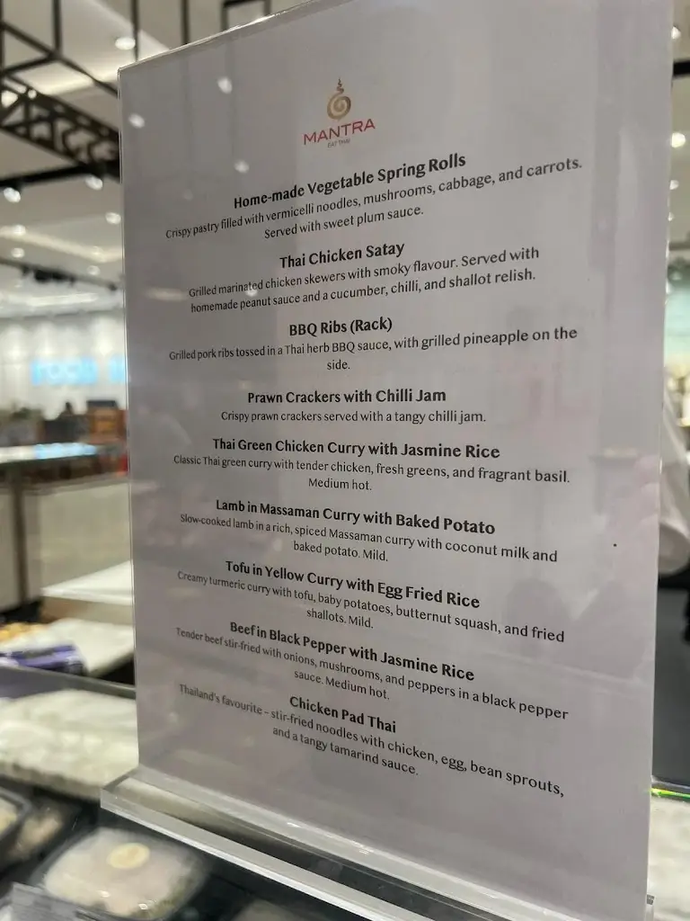 Menu_Mantra Thai Dining Restaurant_Newcastle upon Tyne_image_2