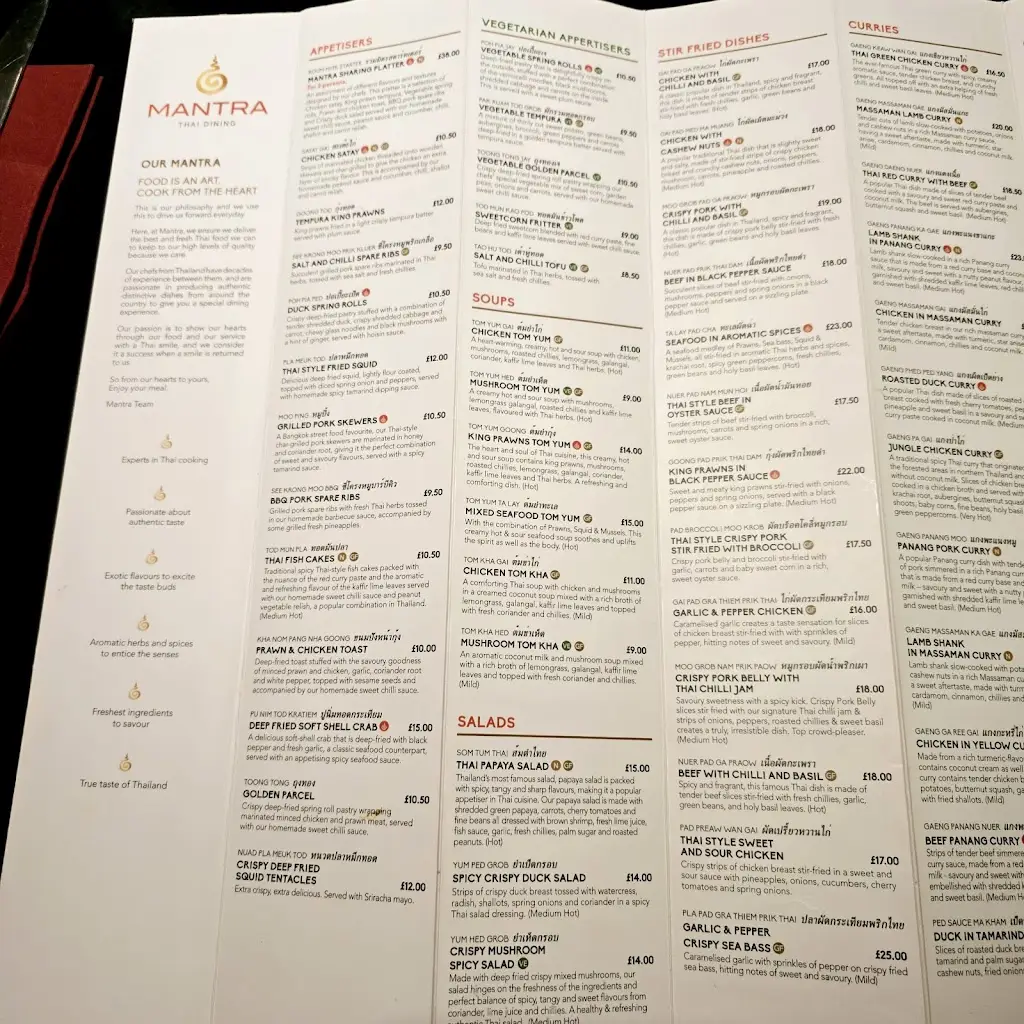 Menu_Mantra Thai Dining Restaurant_Newcastle upon Tyne_image_3
