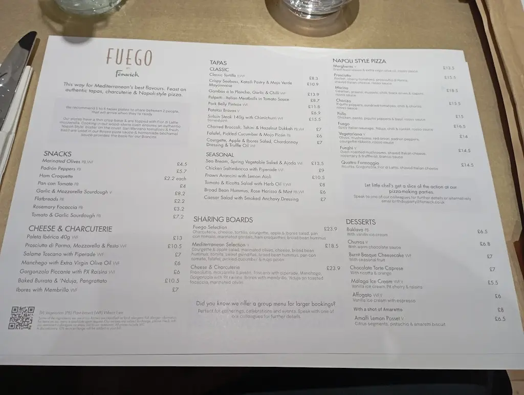 Menu_Fuego_Newcastle upon Tyne_image_1