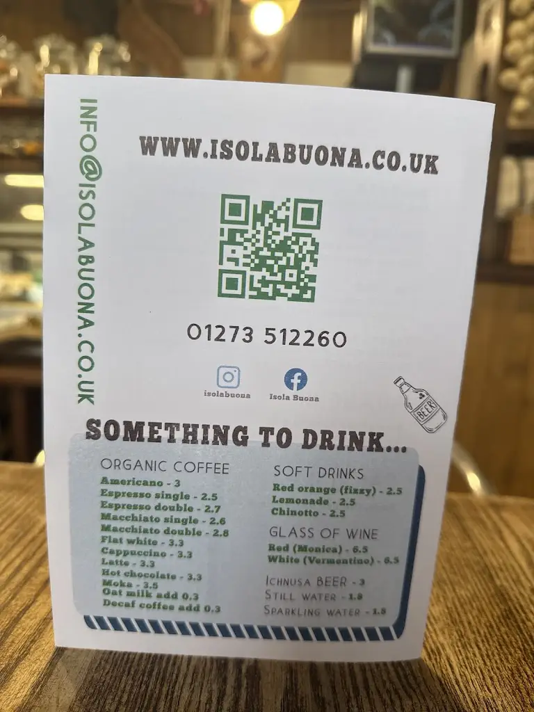 Menu_L'Isola Buona_Newhaven_image_4