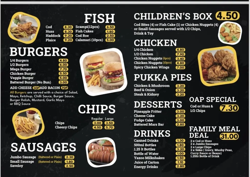 Menu_Newhaven Fish Bar_Newhaven_image_1