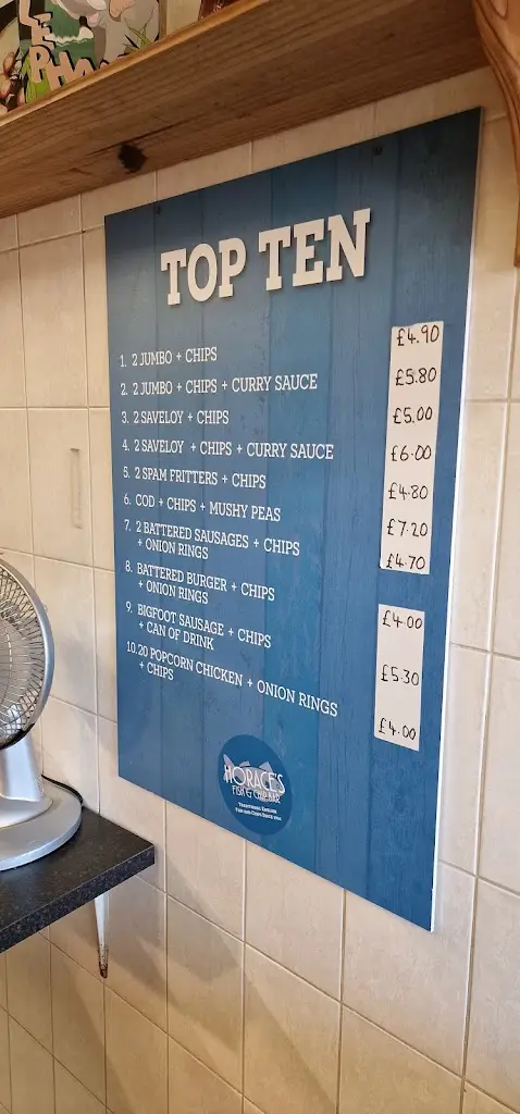 Menu_Horace's Fish Bar_Newhaven_image_1