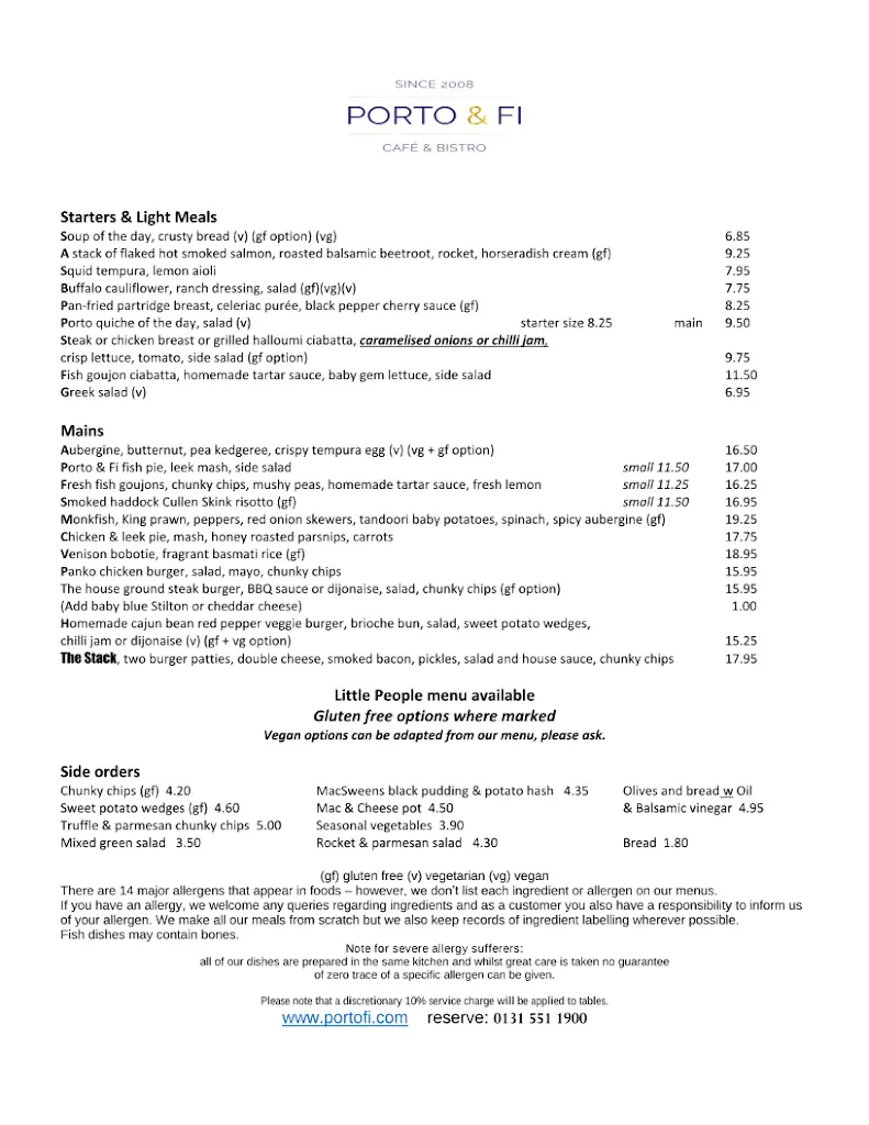Menu_Porto & Fi Deli Bistro_Newhaven_image_2