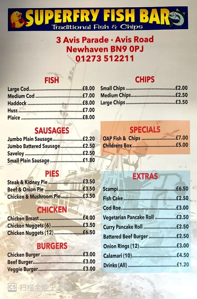 Menu_Super Fry Fish & Chips_Newhaven_image_1