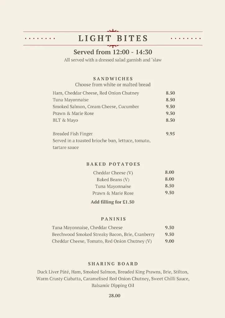 Menu_The New Inn_North Thoresby_image_3