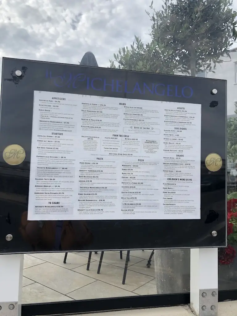 Menu_Il Michelangelo Weston_North Somerset_image_4