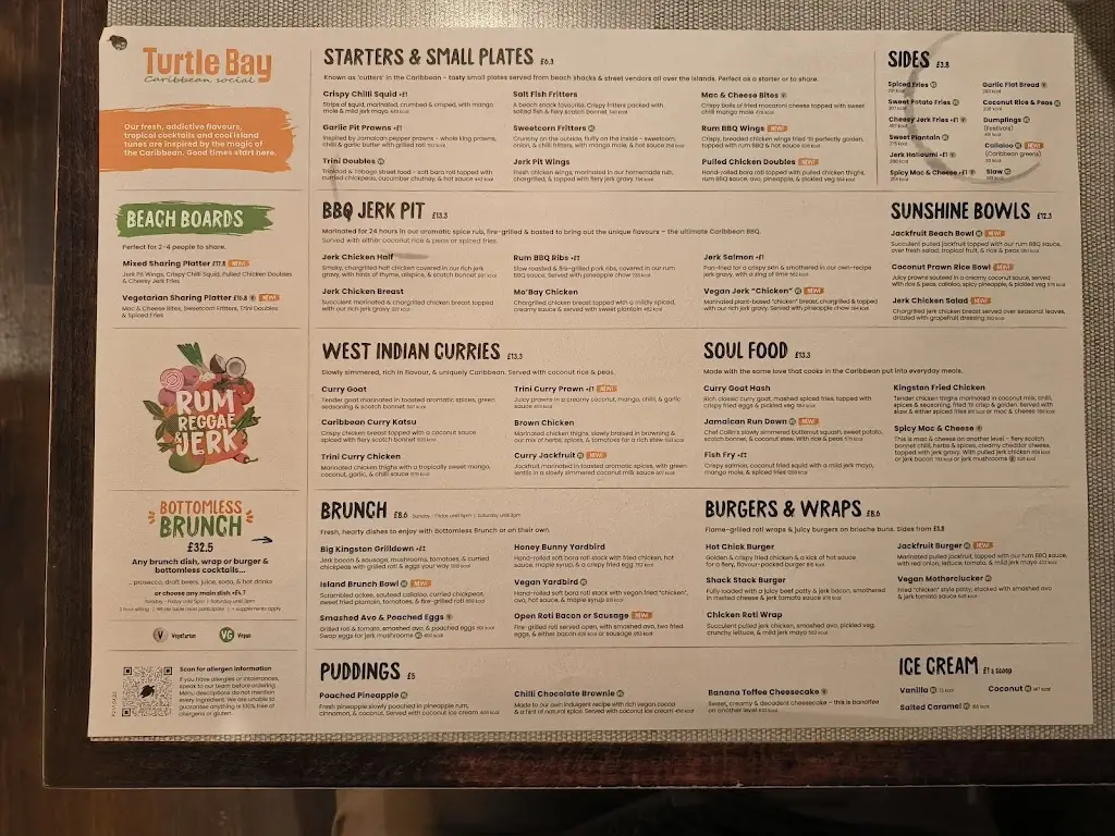 Menu_Turtle Bay Northampton_Northamptonshire_image_2