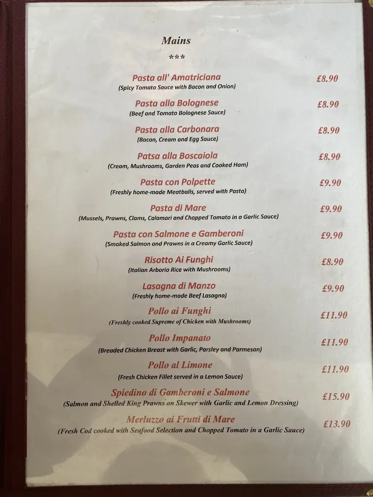 Menu_Marenghi's Restaurant_Newport_image_1