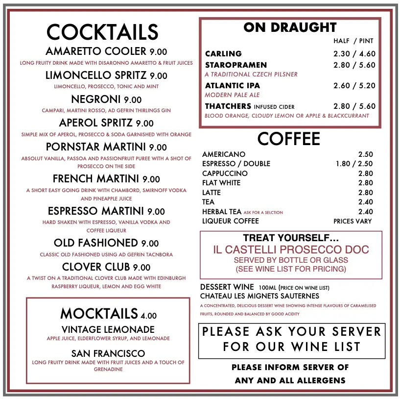 Menu_Milan Restaurant_Northumberland_image_1