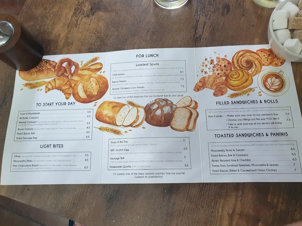 Menu_Will's Bakery & Cafe_Northiam_imagen_1