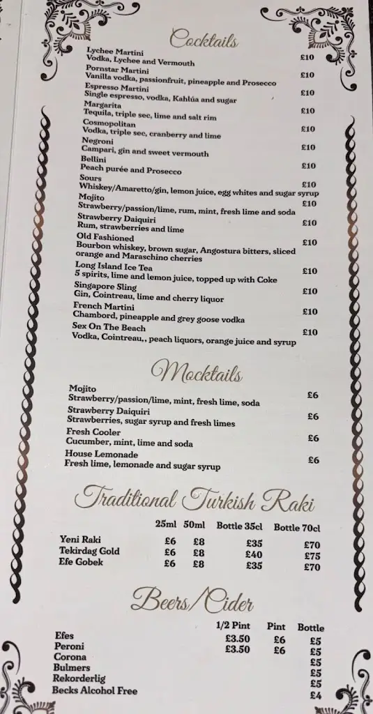 Menu_Turkuaz Restaurant & Bar_Newbury_image_1