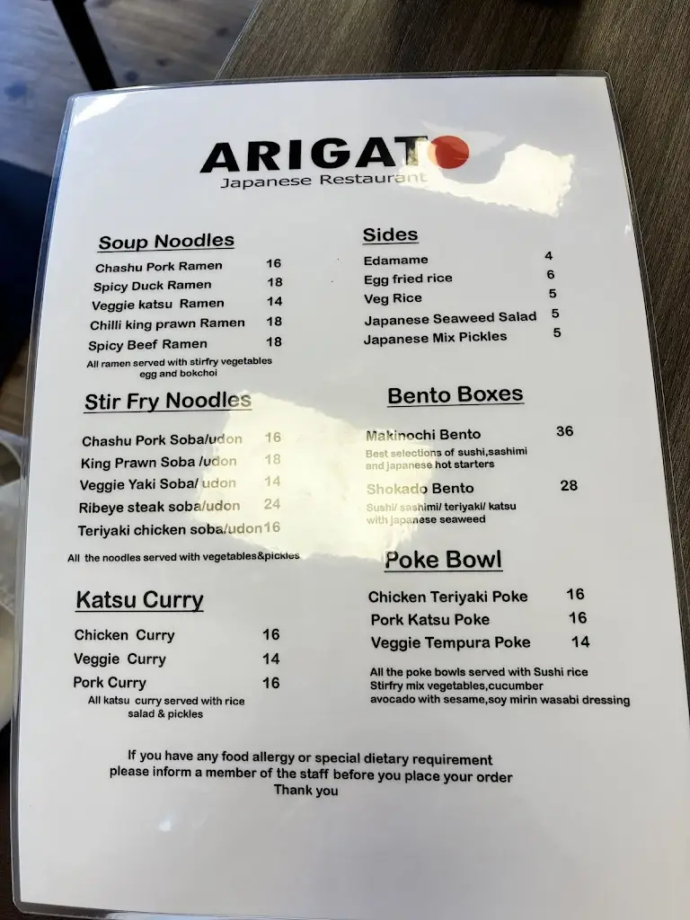 Menu_Arigato Dining_Newbury_image_2