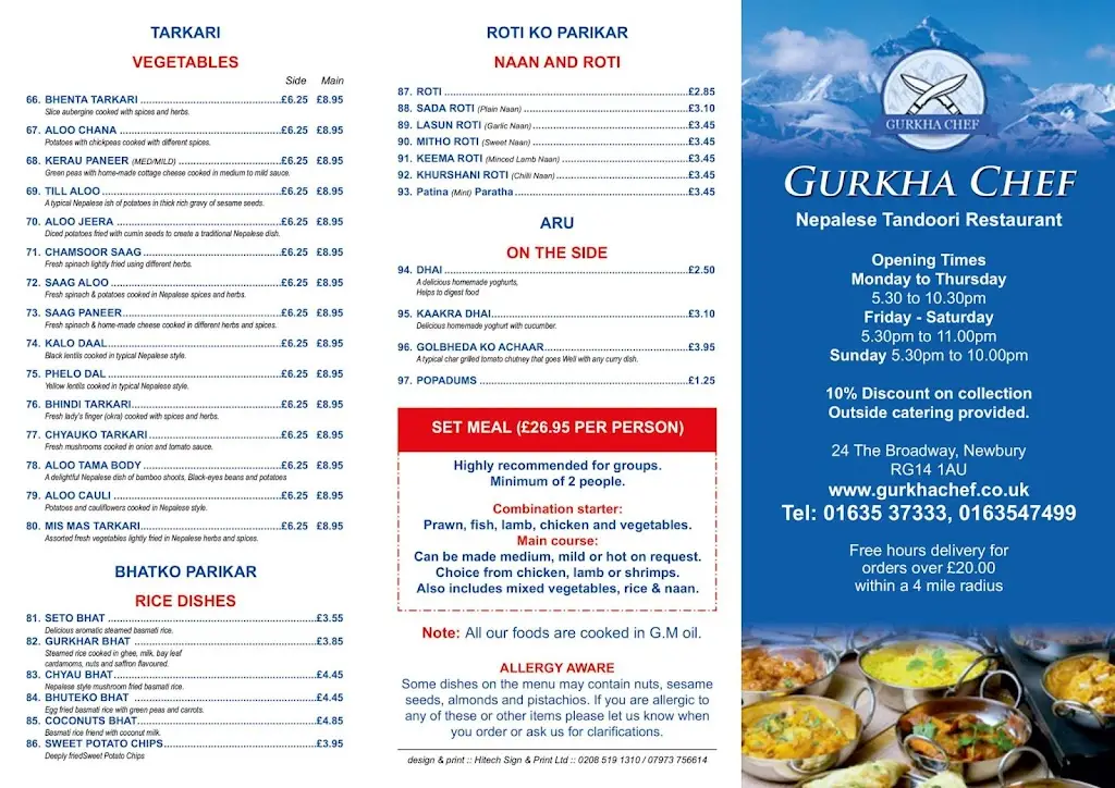 Menu_Gurkha Chef _Newbury_image_2