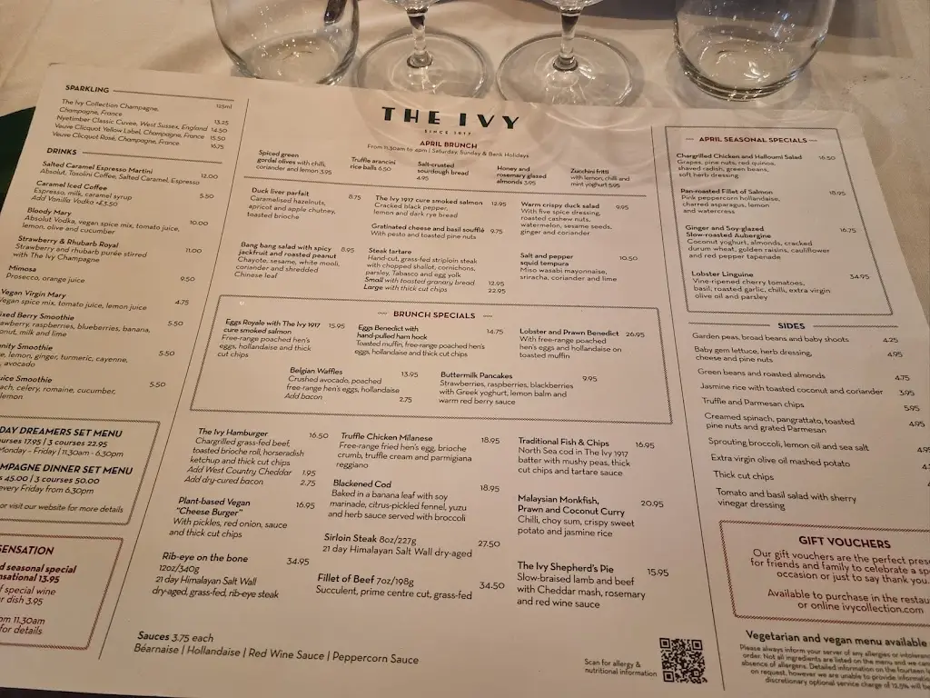 Menu_The Ivy Norwich Brasserie_Norwich_image_2