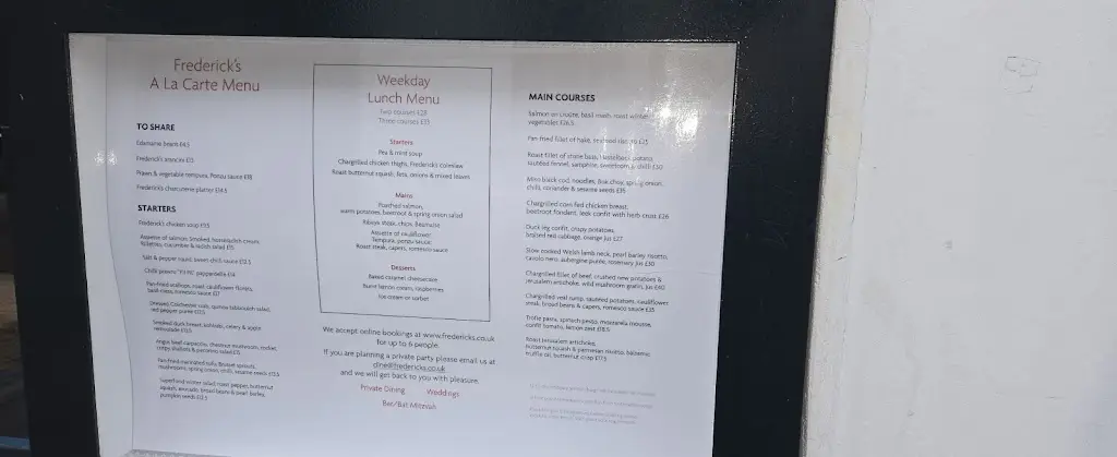 Menu_Frederick's_Barnsbury_immagine_2
