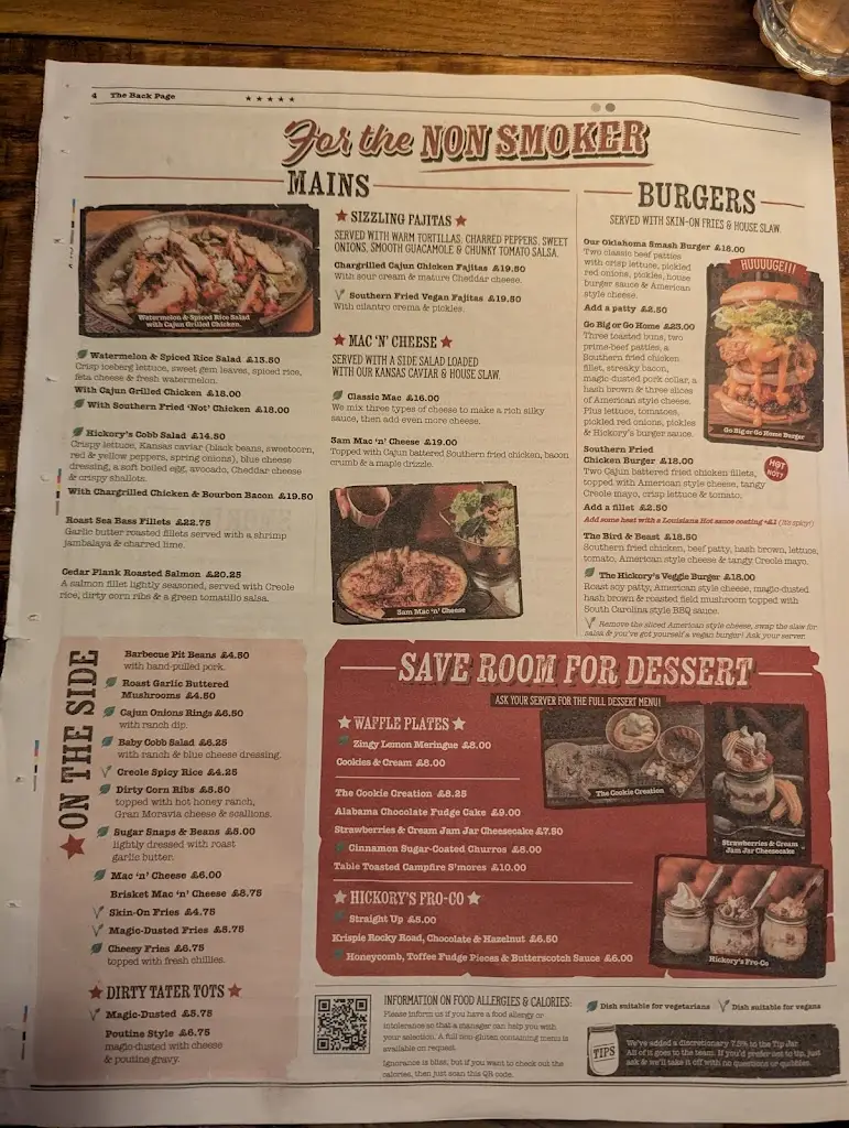 Menu_Hickory's Smokehouse Leicester_Oadby_image_1