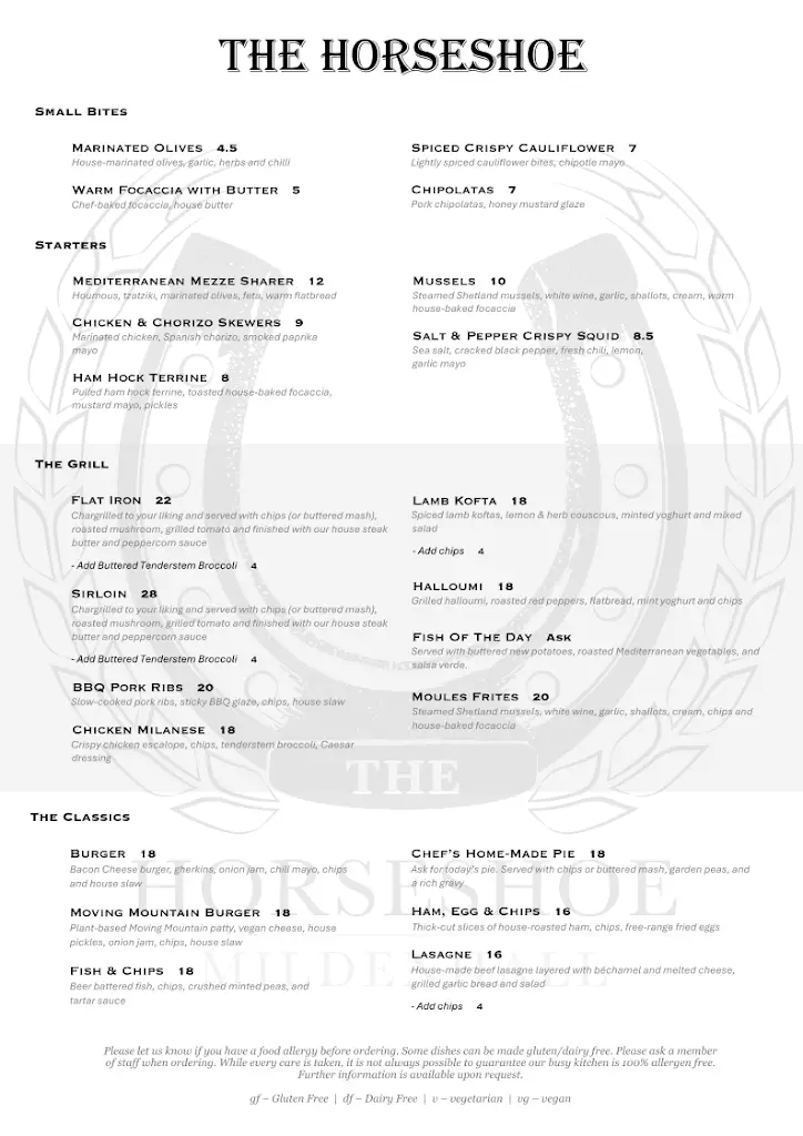 Menu_The Horseshoe_Aldbourne_image_1