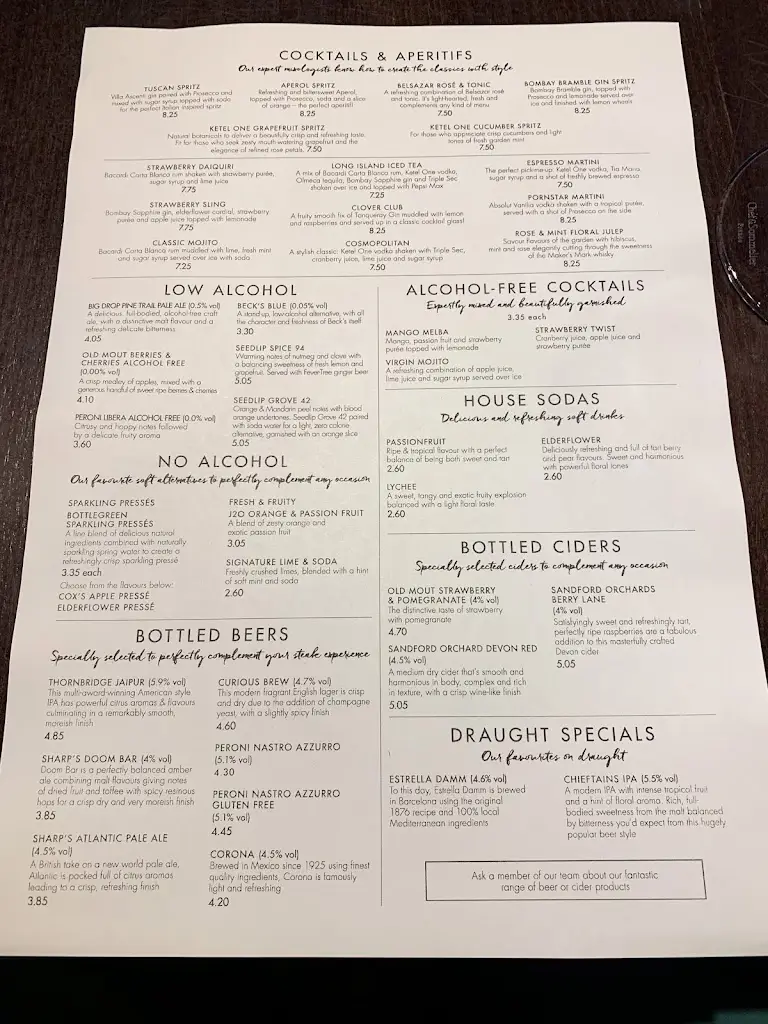 Menu_Miller & Carter Telford_Oakengates_image_1