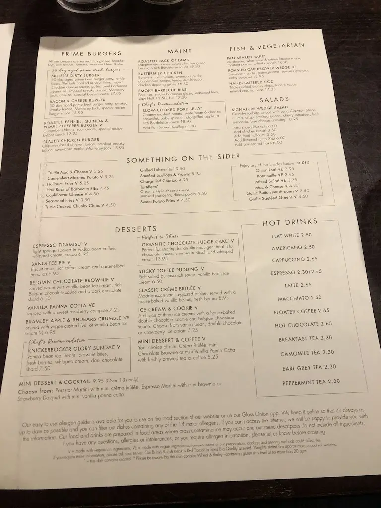 Menu_Miller & Carter Telford_Oakengates_image_4